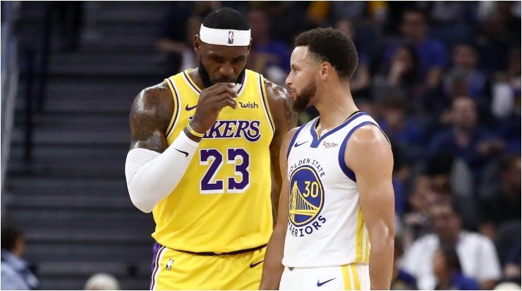 Stephen Curry y LeBron James (Foto: Getty)