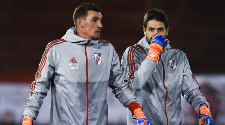 Franco Armani and Germán Lux, both ruled out with Covid (Getty).