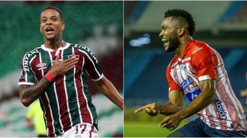 Fluminense and Junior tied 1-1 in their previous duel (Getty / Twitter @Libertadores).