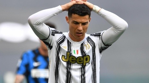Cristiano Ronaldo durante un encuentro con Juventus.