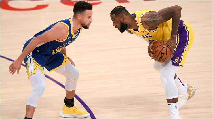Stephen Curry y LeBron James (Foto: Getty)