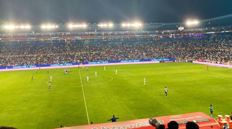 Estadio Hidalgo repleto en Pachuca vs. Cruz Azul. Foto: @RubSainz