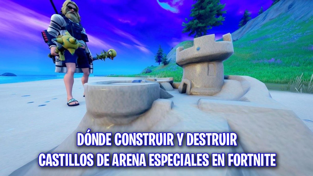 Fortnite Brasil Arena Difficulty Fortnite Ubicaciones Para Construir Y Destruir Castillos De Arena Especiales Bolavip