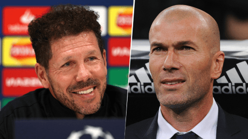 Atletico de Madrid de Diego Simeone y Real Madrid de Zinedine Zidane definirán esta jornada quién será el nuevo campeón de LaLiga (Fuente: Getty Images)