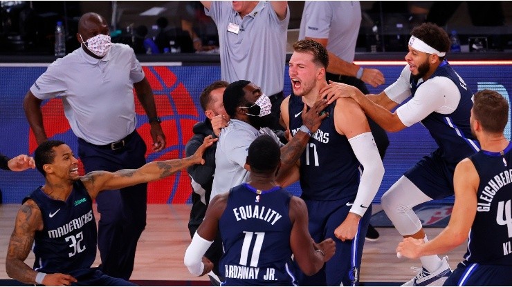 El esloveno Luka Doncic fue la figura del partido al anotar 31 puntos (Getty Images)