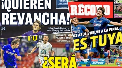 Cruz Azul se llevó todas las portadas de los diarios tras instalarse en una nueva Final.