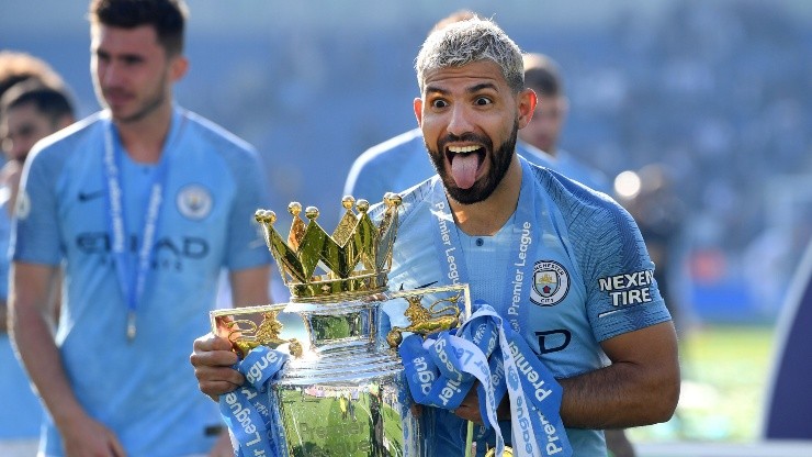 Sergio Agüero, el máximo ídolo del Manchester City (Fuente: Getty Images)