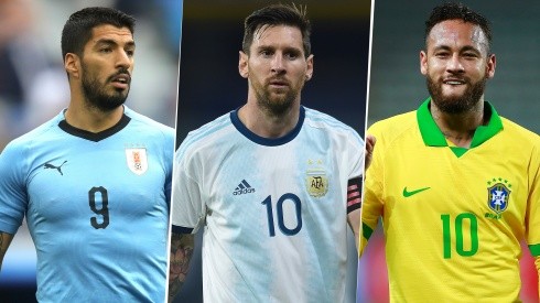 Uruguay, Argentina y Brasil buscarán sacar chapa de candidatos en la antesala de la Copa América  (Fotos: Getty Images)