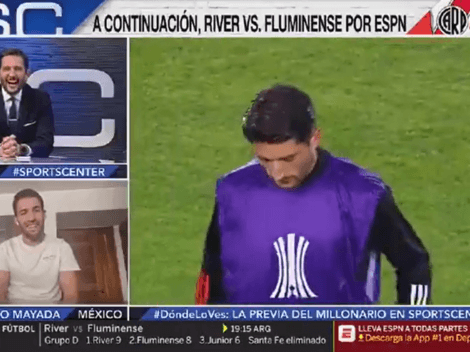 Entendió todo: la broma de Mayada a Germán Paoloski en vivo por ESPN
