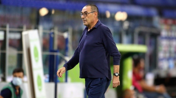 Maurizio Sarri might be back on the bench after being off for a season (Getty).