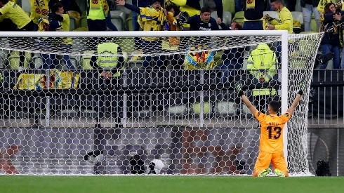 Rulli, la gran figura de la final de la Europa League. (Getty Images)