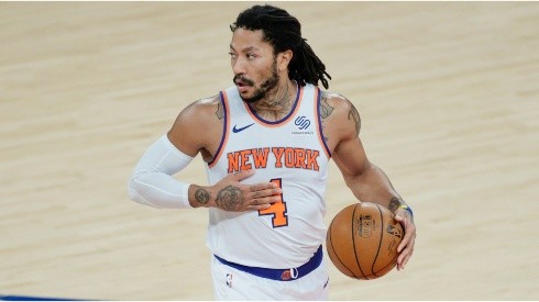 Derrick Rose comandó la ofensiva de New York con 26 puntos (Getty Images)