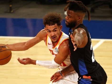 VIDEO | fan de Knicks escupe a Trae Young y es cancelado por NBA