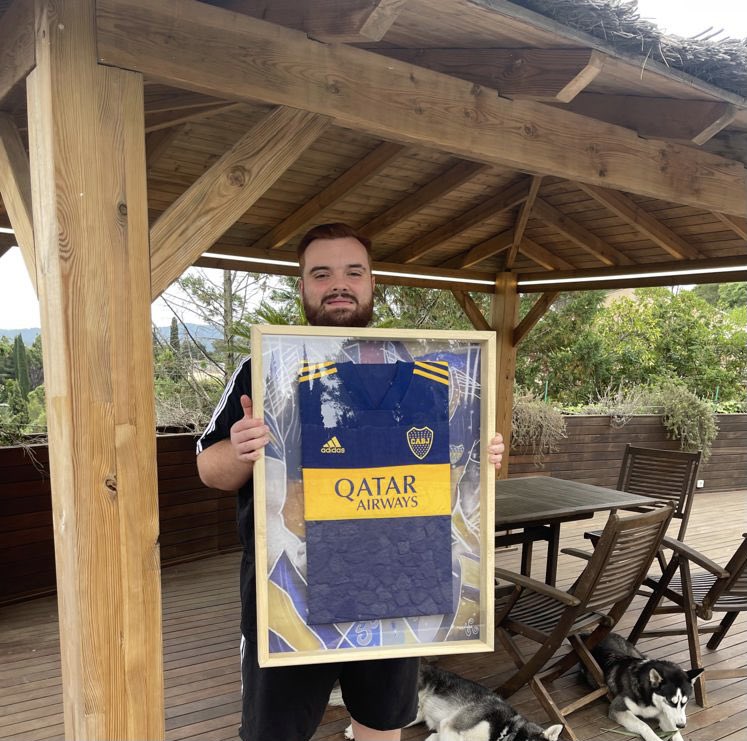 Ibai visitó Argentina y se llevó una camiseta de Boca Juniors de recuerdo. (Foto: @IbaiLlanos)