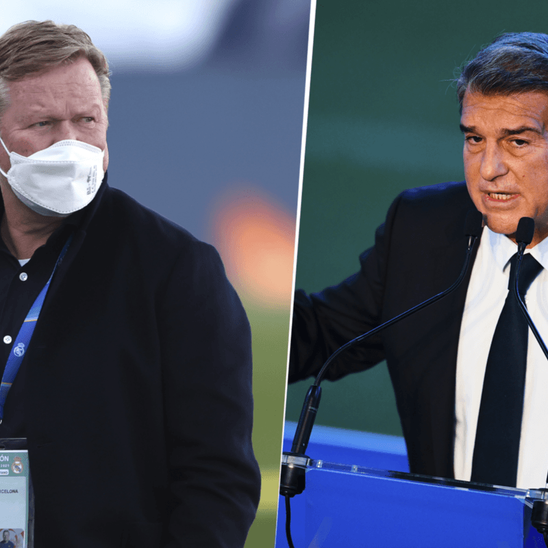 Es peor que echarlo: Laporta reveló la fuerte frase que le dijo a Koeman en su última reunión