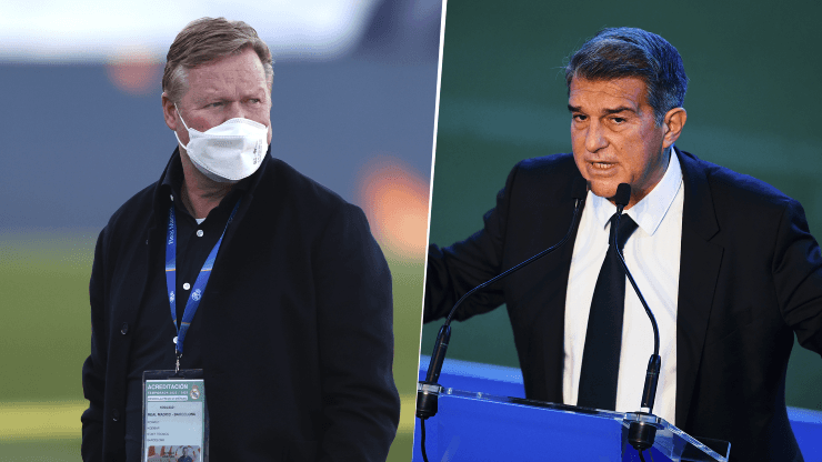 Es peor que echarlo: Laporta reveló la fuerte frase que le dijo a Koeman en su última reunión