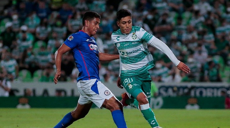 Cruz Azul have taken the lead in the opening match of the Finals against Santos Laguna (Getty).