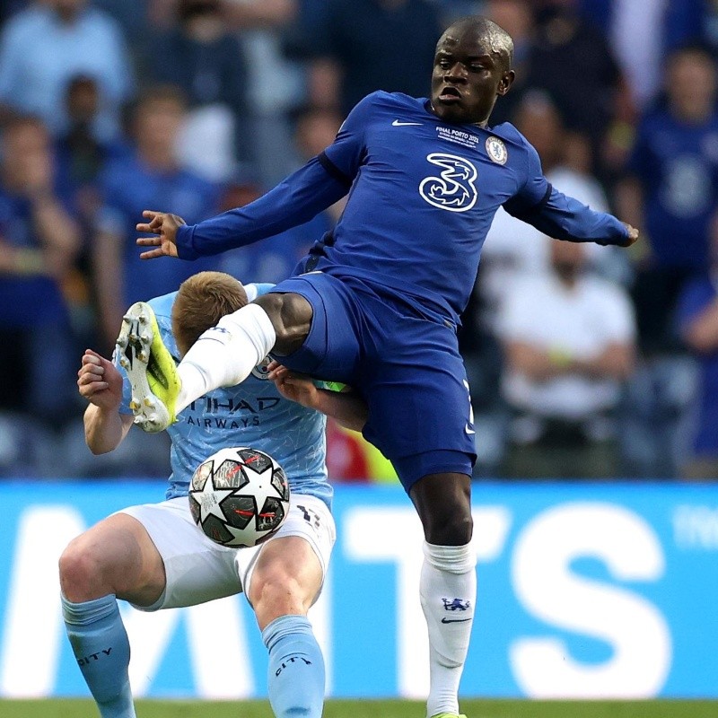 N'Golo Kanté recuperó 10 pelotas en la final de la Champions League