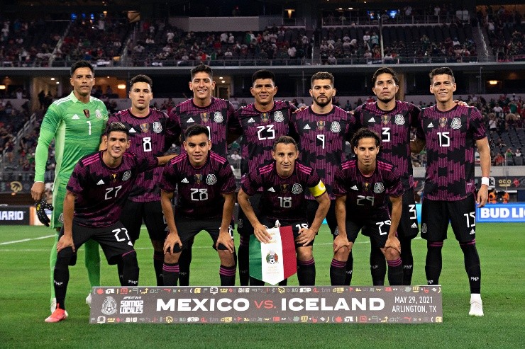 Así formó México ante Islandia en Texas (Imago 7)