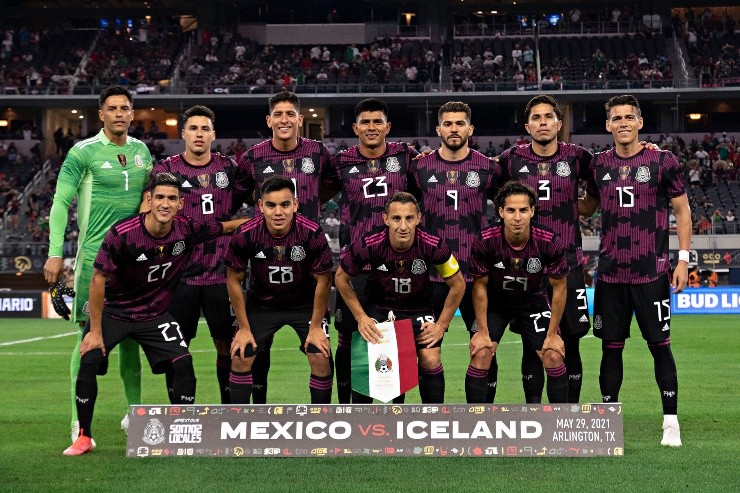 Alineación de México vs. Islandia