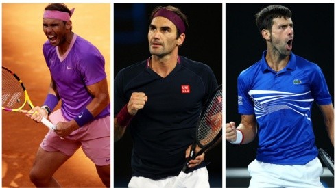 El Big 3 dirá presente en Roland Garros. (Fotos: Getty Images)