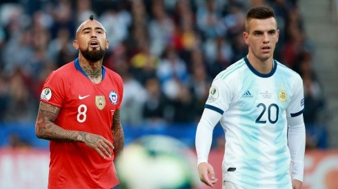 Argentina and Chile will clash in one of the most attractive matches in Round 7 (Getty).