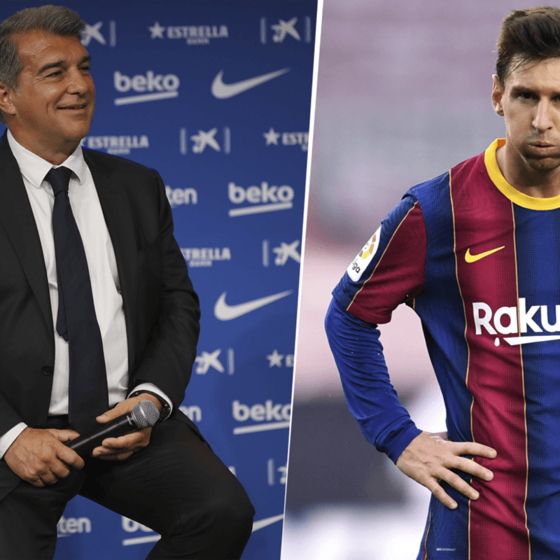 Laporta y la renovación de Messi: "Espero que sus ganas de quedarse sean determinantes"