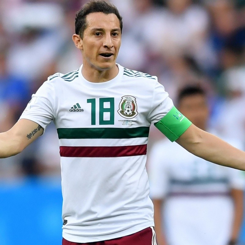 Andrés Guardado sería el deseo de Rayados de Monterrey