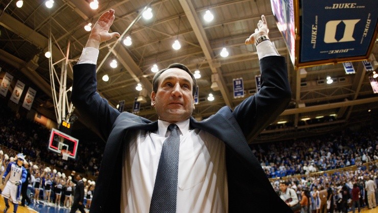 Coach K, victorioso. (Foto: Getty)