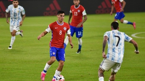 Pablo Galdames en la Selección Chilena. (Foto: Agencia Uno)