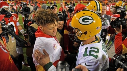 Patrick Mahomes y Aaron Rodgers