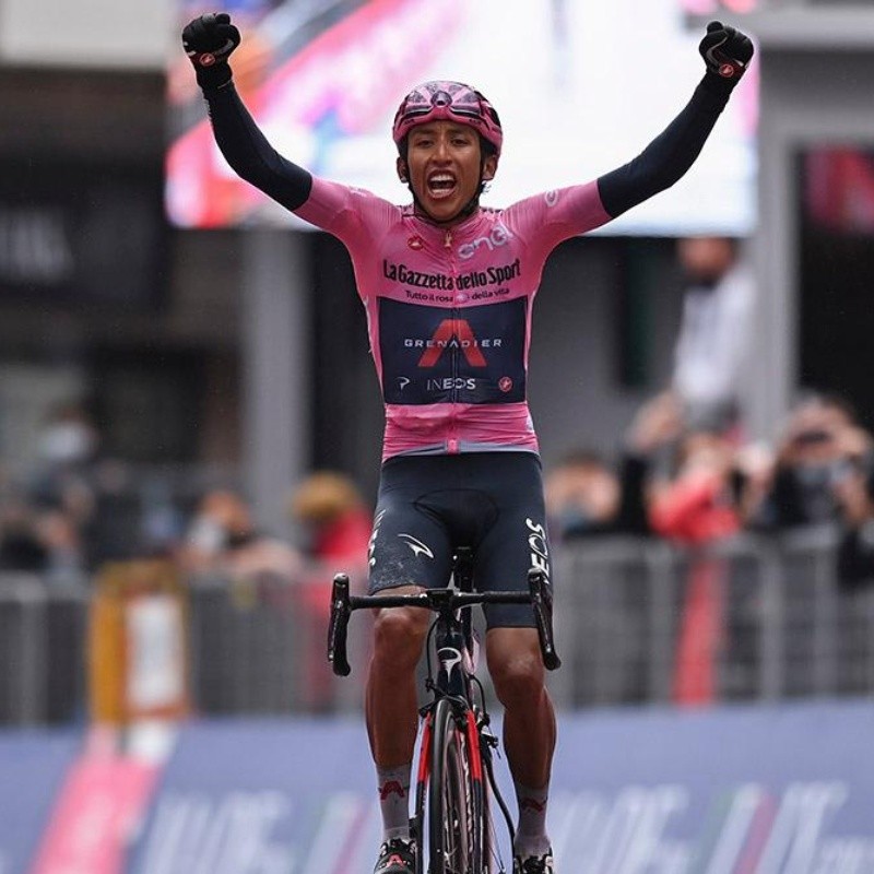 Tras ganar el Giro de Italia, Egan Bernal dio positivo por Coronavirus