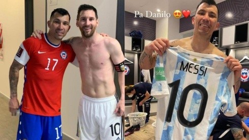 Lionel Messi y Gary Medel hacen las paces tras lo ocurrido en Copa América