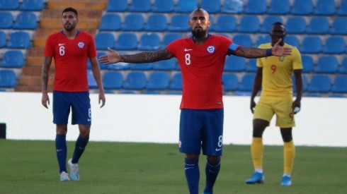 Arturo Vidal en la Selección Chilena. (Foto: Agencia Uno)