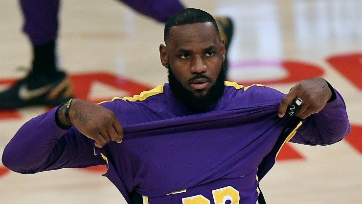 LeBron James, estrella de los Lakers