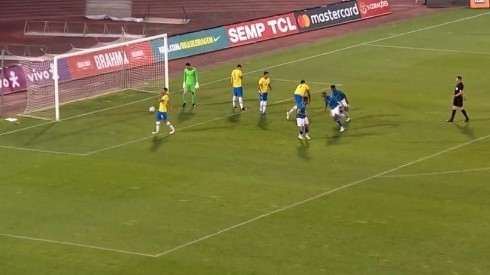 Seleção olímpica perde para a a equipe principal de Cabo Verde por 2 x 1. (Foto: Reprodução Vídeo)