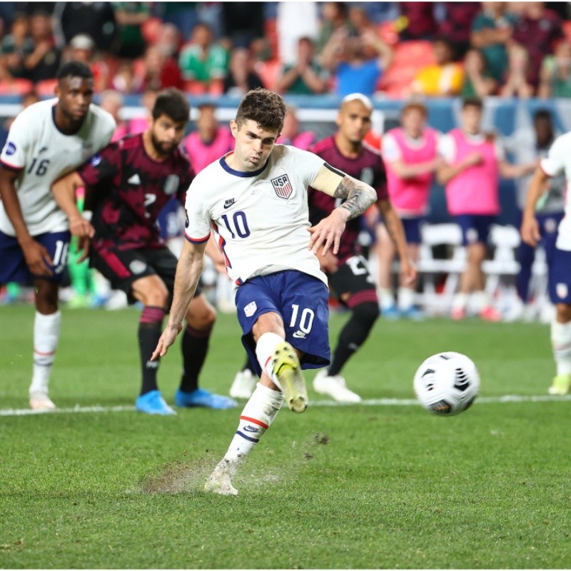 Los mandó a callar: El festejo de Pulisic tras el gol que sepultó a México