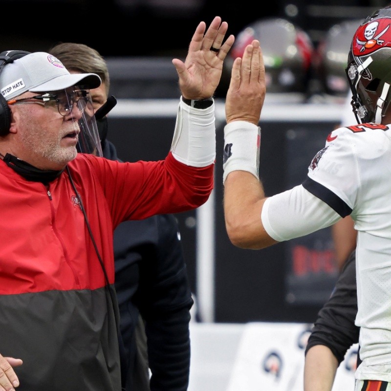 Tom Brady está feliz: Los Bucs extienden al GM y le aumentan a Bruce Arians