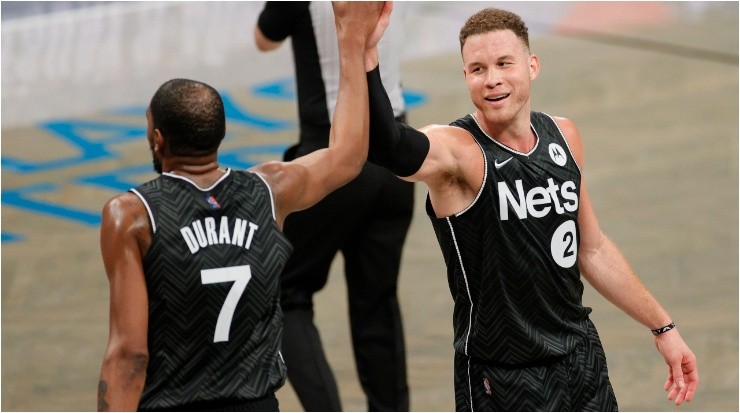 Kevin Durant y Blake Griffin (Foto: Getty)