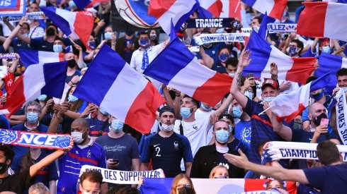 France national team supporters. (Getty)