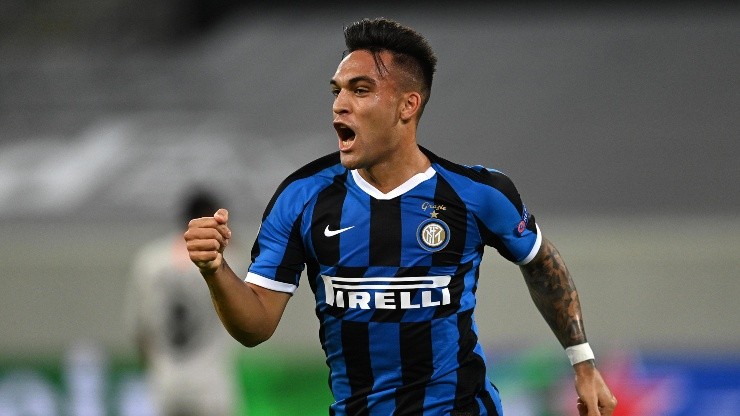 Lautaro Martínez con Inter de Milán