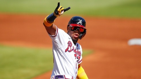 Ronald Acuña Jr. lleva 18 jonrones esta temporada de la MLB (Getty Images)