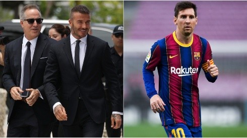 Jorge Mas, David Beckham y Lionel Messi