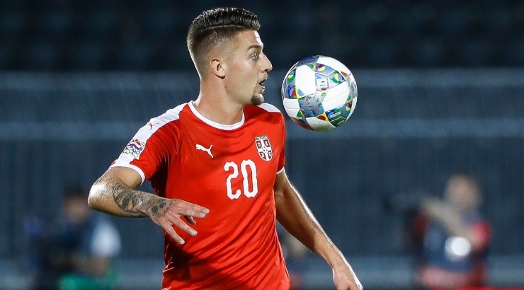 Sergej Milinkovic-Savic of Serbia. (Getty)