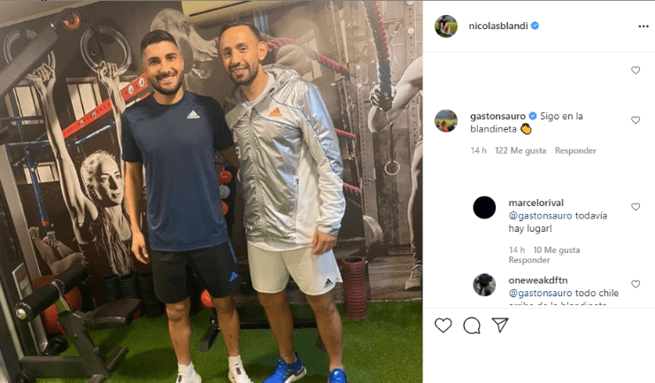 Nicolás Blandi y Marcelo Cañete