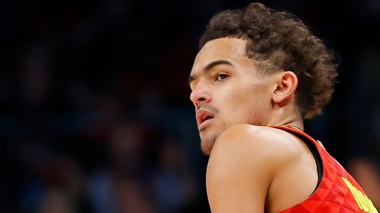 Trae Young ha cargado con la ofensiva de Atlanta (Getty Images)