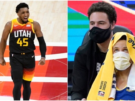 ¡Donovan Mitchell se une a Stephen Curry y Klay Thompson!