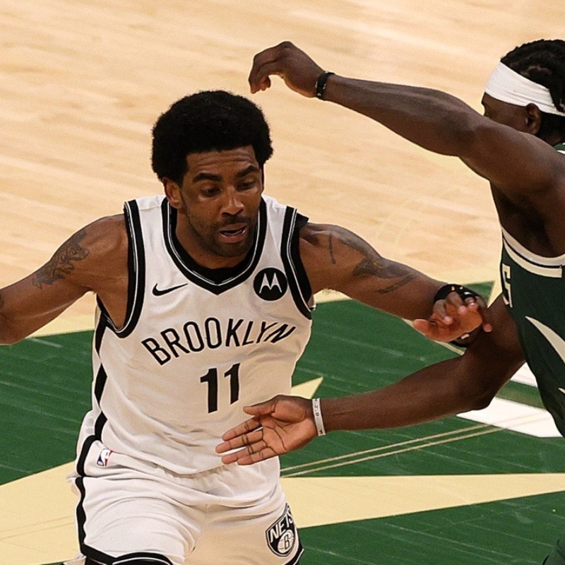 Video: la dolorosa lesión de Kyrie Irving en Nets vs. Bucks de Playoffs