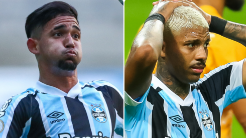 Fotos: Lucas Uebel/Grêmio/Divulgação e Pedro H. Tesch/AGIF