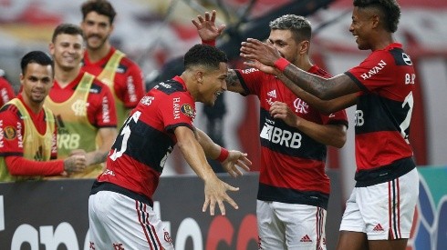 Comemoração de gol do Flamengo